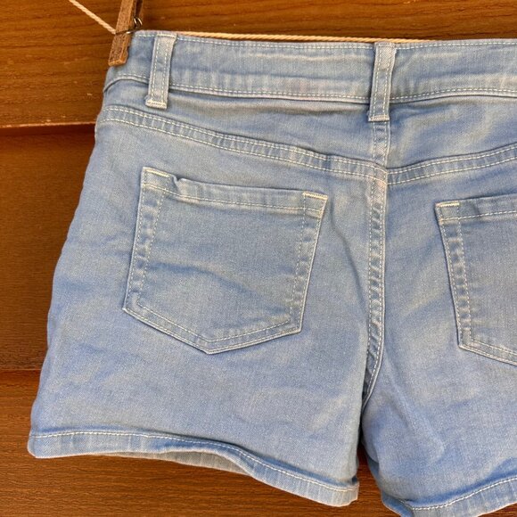 Cat & Jack Girls Super Stretch Denim Shorts With Mermaid Sequin Detail Size 10/1 - Picture 8 of 8